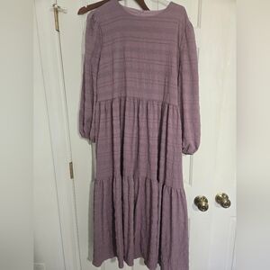 Dainty Jewells Mauve Long Sleeve Dress